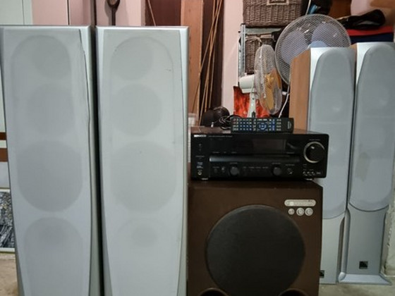 Комплект колонок Audes 017+ PHONAR Ethos s150 + yamaha soav