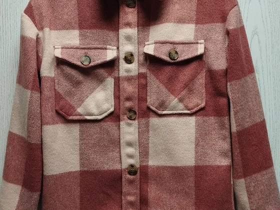 H&M ruuduline flanell jakk pluus 140
