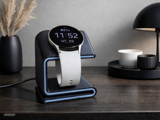 3D-prinditud laadimisalus Samsung Galaxy Watch 6-le