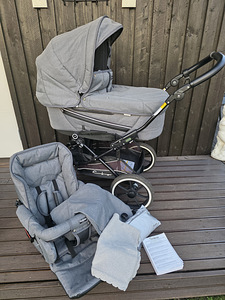 Emmaljunga Edge Duo Combi 3-in-1 Duo S black raamil (5 foto / 6)