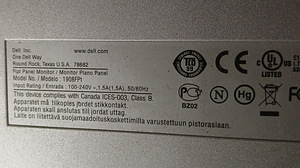 Монитор Dell 1908FPt usb 19" (3 фото из 3)