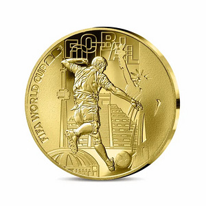 FIFA World Cup 2026 50€ Gold coin - Proof quality (1 фото из 7)