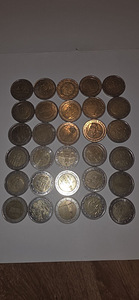 30 юбилейных монет по 2 евро (3 фото из 4)