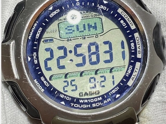Часы Casio Pro Trek prg 50 Titanium Solar