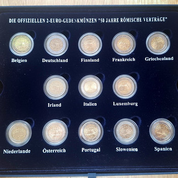2 евро 2007 Римский договор UNC