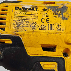 Akutrell DeWalt DCD777 + aku 5.0Ah (4 foto / 5)