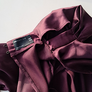 Asos бордовое платье M-L (2 фото из 4)