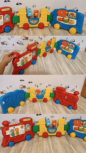 Игрушка поезд. Большая, развивающая, музыкальная. (2 фото из 8)