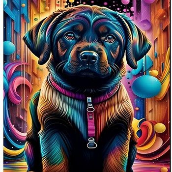 Алмазная живопись Животные 30x40см