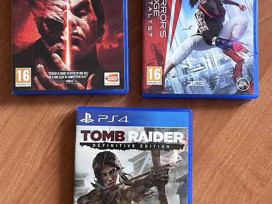 Tomb Raider, Tekken 7, Mirror’s Edge PS4