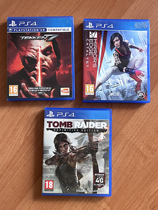 Tomb rider, Teken7, Mirror’s edge ps4 (1 foto / 3)