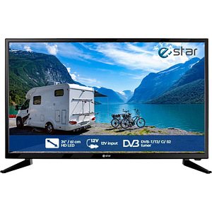 Teler E-Star LEDTV24R2T2 + pult + jalad + karp (1 foto / 5)