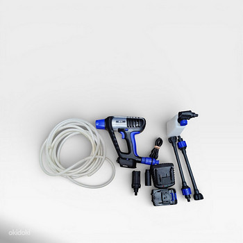 Kõrgsurvepesur Blue Clean BC250 DSS + Tarvikud + Aku,Laadija