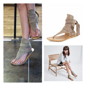 Rag & Bone Luxury Suede Сандалии (3 фото из 4)