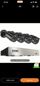 Водонепроницаемая система видеонаблюдения CCTV – 4 камеры + 512 ГБ памяти (1 фото из 3)