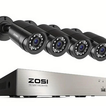 Veekindel CCTV videovalve süsteem – 4 kaamerat + 512GB mälu