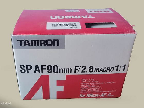 Tamron SP AF 90mm F/2.8 macro