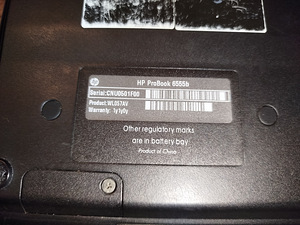 Notebook HP ProBook 6555B (4 foto / 10)