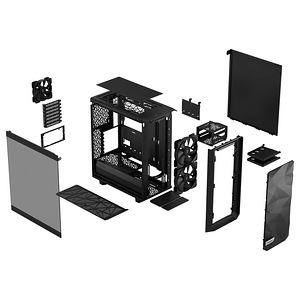 Корпус Fractal Design Meshify 2 Compact Light TG Black (6 фото из 8)