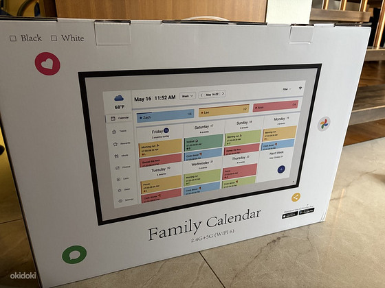21,5” interaktiivne perekalender – kodutööd - meal plan