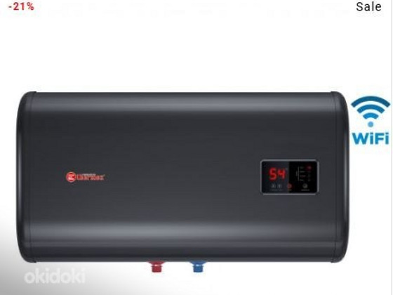 Новый бойлер Thermex 50L горизонтальный Поврежд. упаковка/Тя