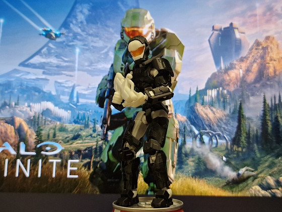 Halo sõdur mänguasi must (Dummy)