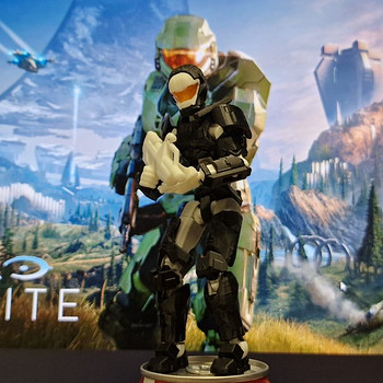 Игрушка солдат Halo черный (Dummy)