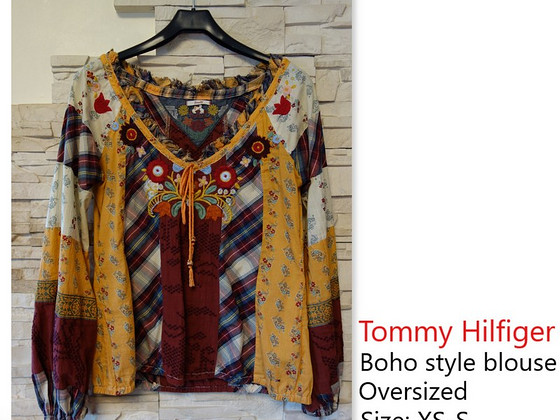 Tommy Hilfiger. Эксклюзивная блузка, XS-S
