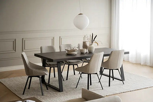 Söögilaud BROOKLYN 220×95, tumedapruun (1 foto / 5)