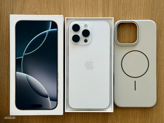 Apple iPhone 16 Pro Max White 256GB uueväärne! Aku 94%