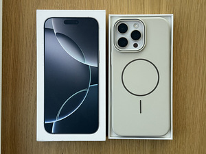 Apple iPhone 16 Pro Max White 256GB uueväärne! Aku 94% (8 foto / 8)