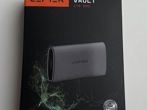 Cepter Vault 1 TB External SSD Storage , Black