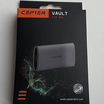 Cepter Vault 1 TB External SSD Storage , Black