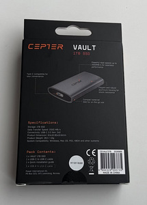 Cepter Vault 1 TB External SSD Storage , Black (2 фото из 2)