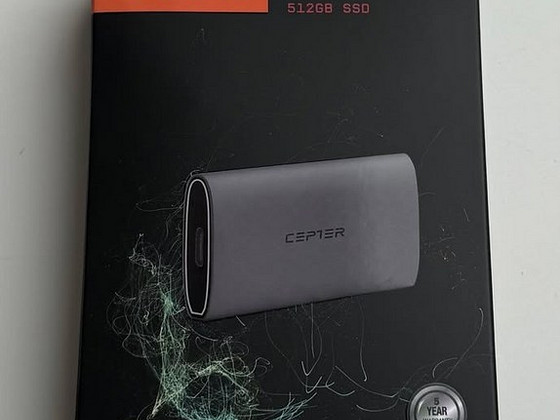 Cepter Vault 512 GB External SSD Storage , Black