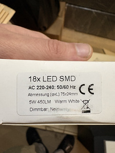 Süvistatav kohtvalgusti 5w warm white (4 foto / 7)