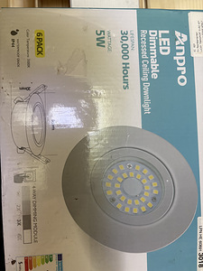 Süvistatav kohtvalgusti 5w warm white (7 foto / 7)