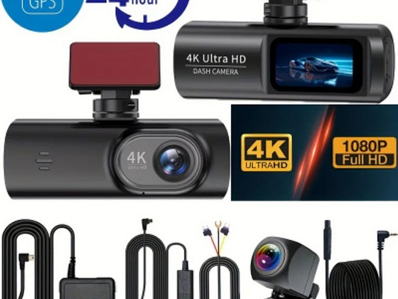 DVR 4K Ultra HD autokaamera GPS, WIFI
