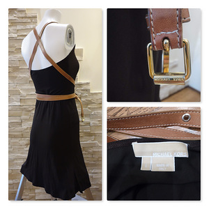 Michael Kors. Stiilne kleit nahkrihmaga. XS (2 foto / 3)