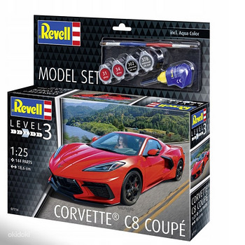 Corvette C8 Coupé Car Сборная модель в масштабе 1/25