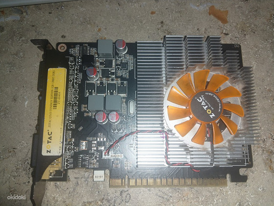 Töökorras videokaart zotac gt630 1gb uue termopastaga