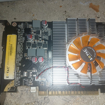 Видеокарта zotac gt630 1gb рабочая с новой термопастой