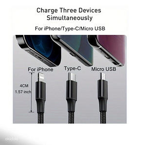 Auto Telefoni Laadija PD USB 5 Ports Type C USB (9 foto / 10)