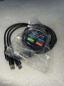 Auto Telefoni Laadija PD USB 5 Ports Type C USB (10 foto / 10)