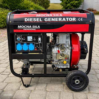 Генератор с дизельным двигателем 6500W