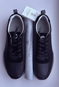 Brunello Cucinelli Calfskin Runners , Black (1 foto / 5)