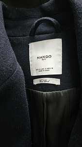 Шерстяное пальто Mango р.M (4 фото из 4)