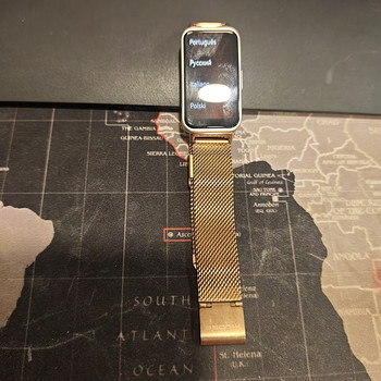 Фитнес-трекер Huawei Band 7 (золото/розовый)
