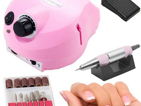 UUS!!! Küünepuuri komplekt 35000 pööret, 65W, ROOSA