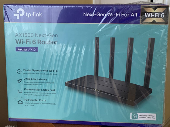 Роутер. AX1500 Next - Gen Wi - Fi 6 Router
